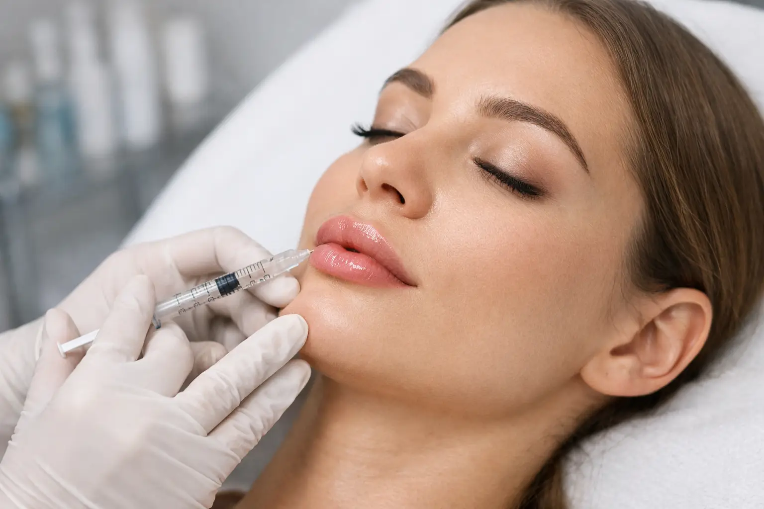 Aumento de labios con ácido hialurónico seguro